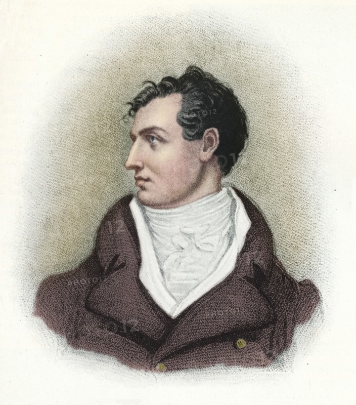 'Byron', c1800, (1911). Artist: Richard Westall.