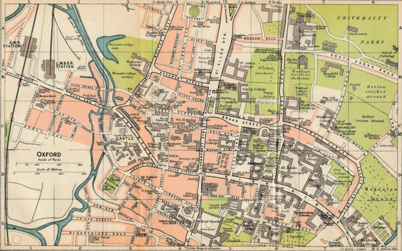 'Oxford', c20th Century. Artist: John Bartholomew.
