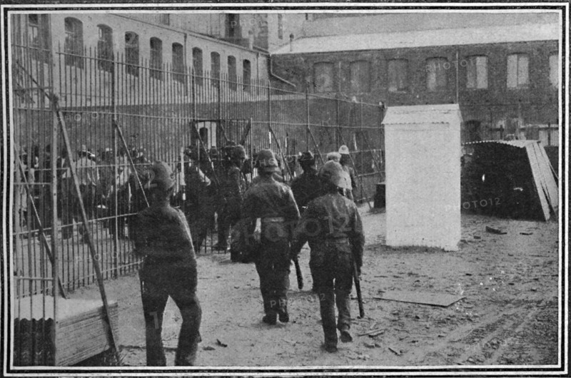 'Boer prisoners of War at Capetown - The Customs of War', 1900. Artist: Horace W Nicholls.