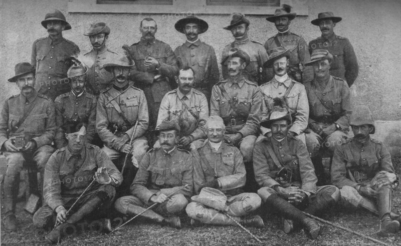 'Officers of the Mafeking Relief Force', 1900, (1902). Artist: D Taylor & Co.