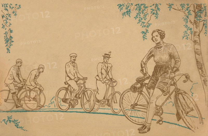 'Cycling 1839-1939 front cover', 1939. Artist: Unknown.