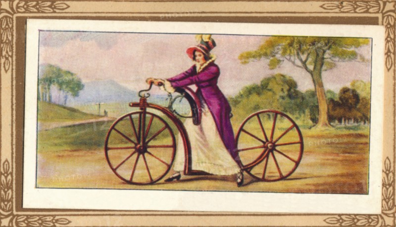 'Lady's Pedestrian Hobby-Horse', 1819, (1939). Artist: Unknown.
