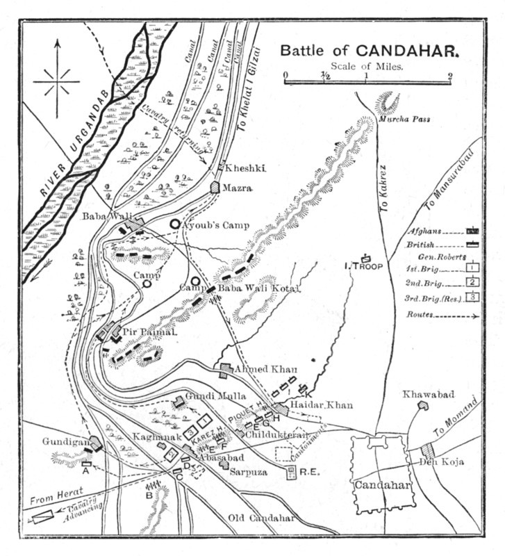 'Battle of Candahar: Plan', 1902. Artist: Unknown.