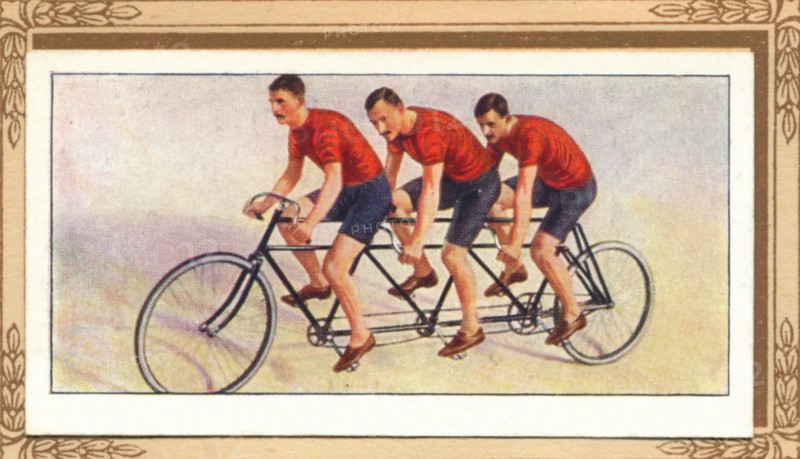 'Pacing Triplet', 1939. Artist: Unknown.