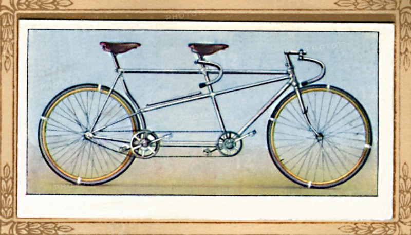 'Racing Tandem', 1939. Artist: Unknown.