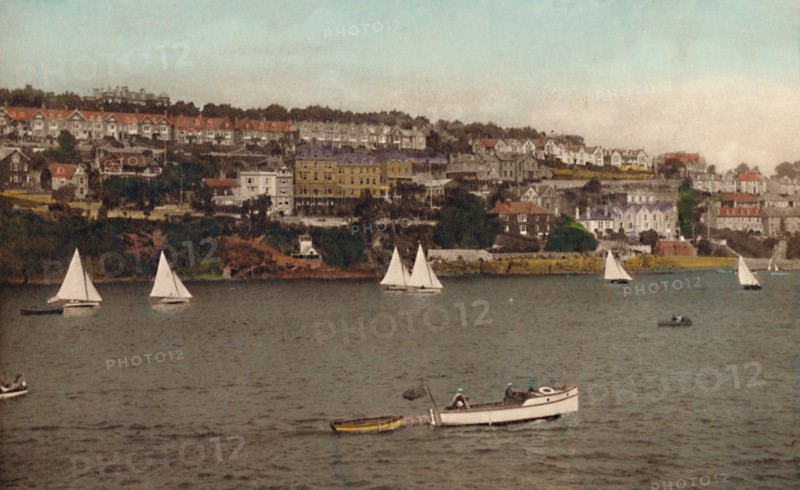 'Fowey from Polruan', c1930. Artist: Unknown.