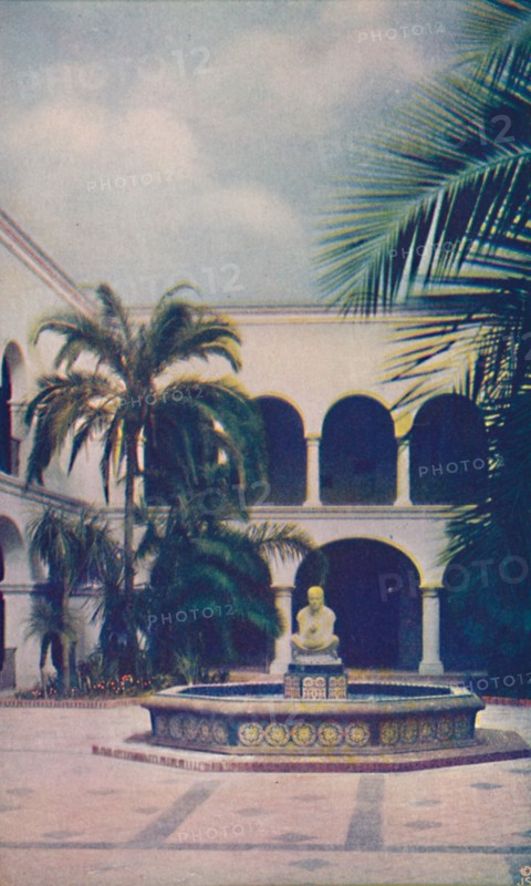 'Patio of the House of Hospitality', c1935. Artist: Unknown.