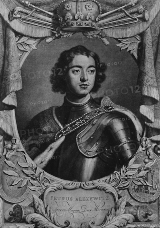 Peter the Great, Tsar of Russia, c1698 (1894). Artist: Peter van Gunst.