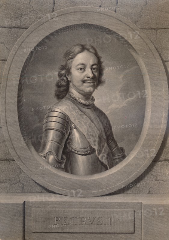 Peter the Great, Tsar of Russia, 18th century (1894). Artist: Johann Friedrich Bause.