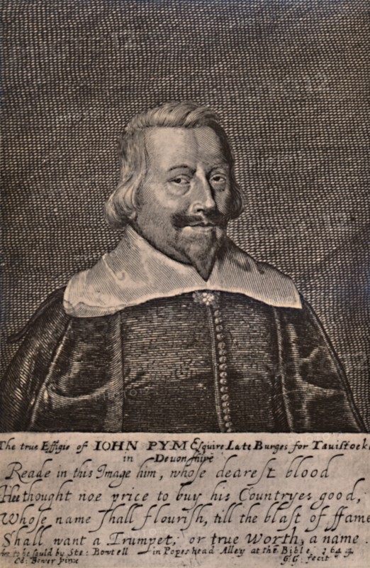 John Pym, English Parliamentarian politician, c1644 (1894). Artist: George Glover.