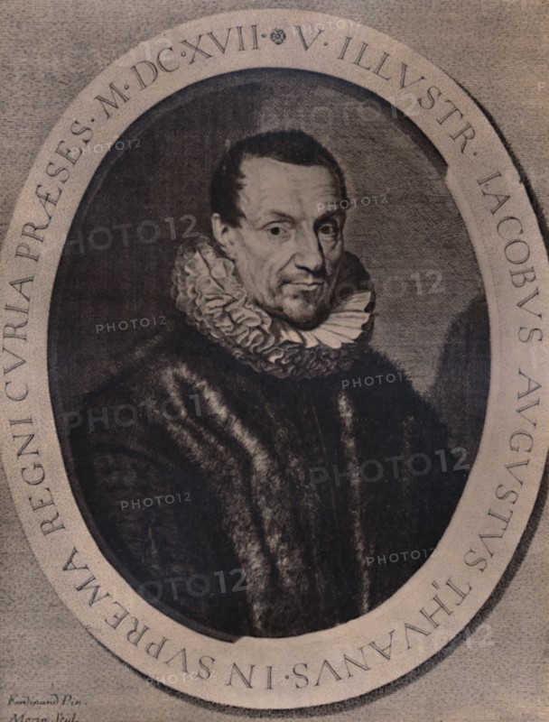 Jacques Auguste de Thou, French historian and book collector, 17th century (1894). Artist: Jean Morin.