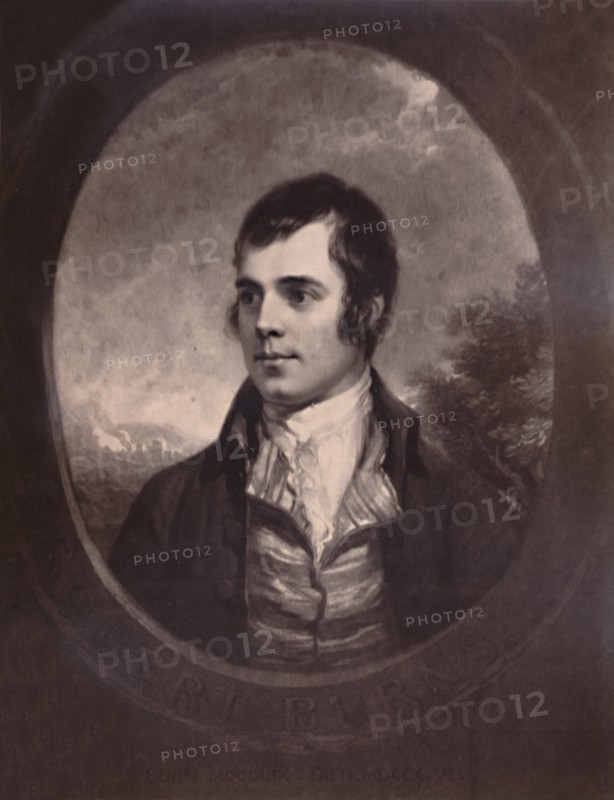 Robert Burns, Scottish poet, 19th century (1894). Artist: William Walker.
