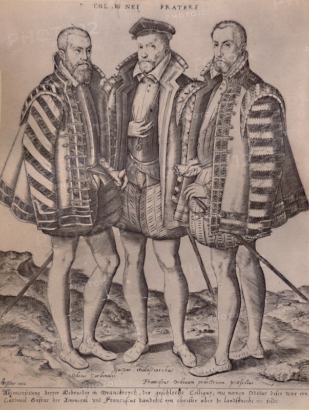 The Brothers Coligny, 16th century (1894). Artist: S Duval.