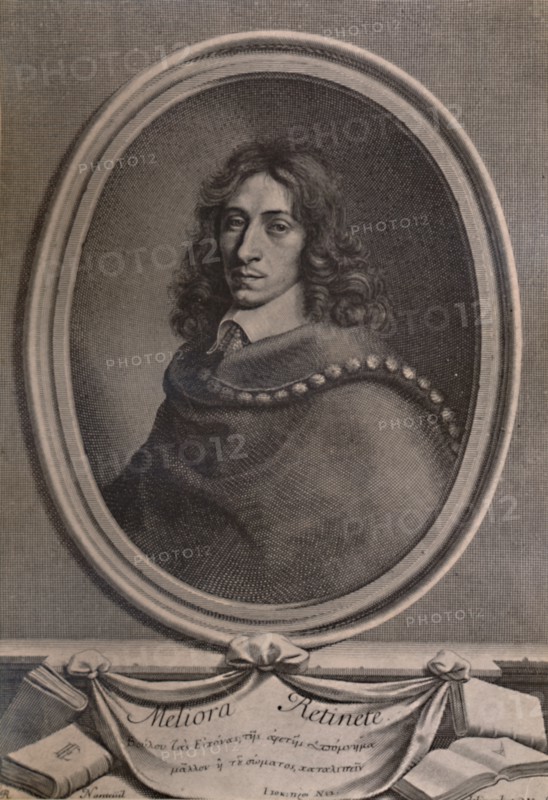 John Evelyn, English writer, gardener and diarist, c1650 (1894). Artist: Robert Nanteuil.
