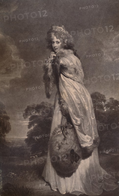 Miss Elizabeth Farren, afterwards Countess of Derby, c1792 (1894). Artist: Francesco Bartolozzi.
