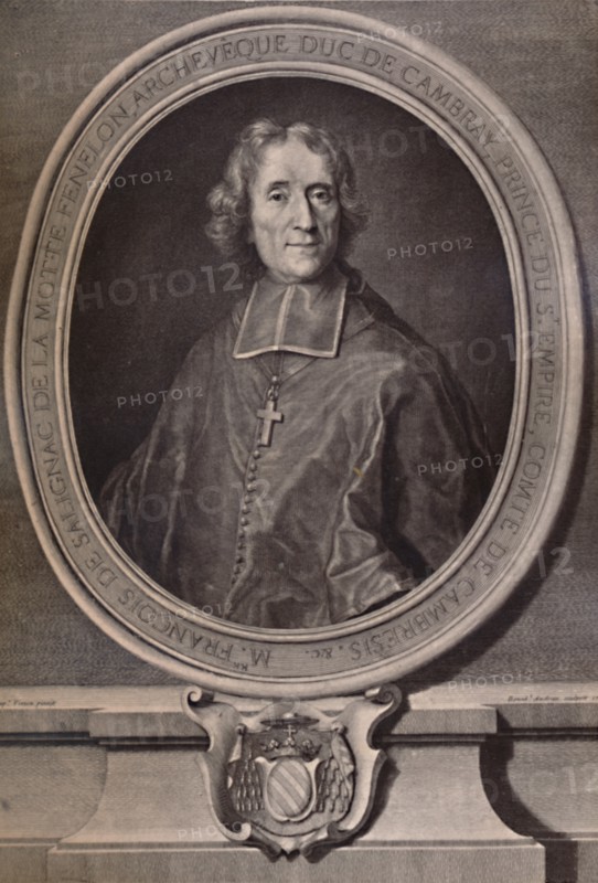 Francois Fenelon, French Catholic archbishop, theologian, writer and poet, c18th century (1894). Artist: Benoit Audran I.