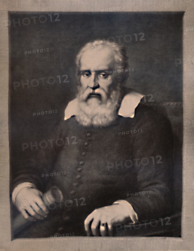 Galileo Galilei, Italian scientist, late 18th or early 19th century (1894). Artist: Pietro Antonio Leone Bettelini.