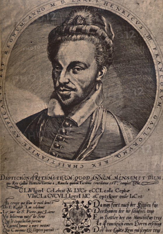 Henry III, King of France, c16th century (1894). Artist: Unknown.