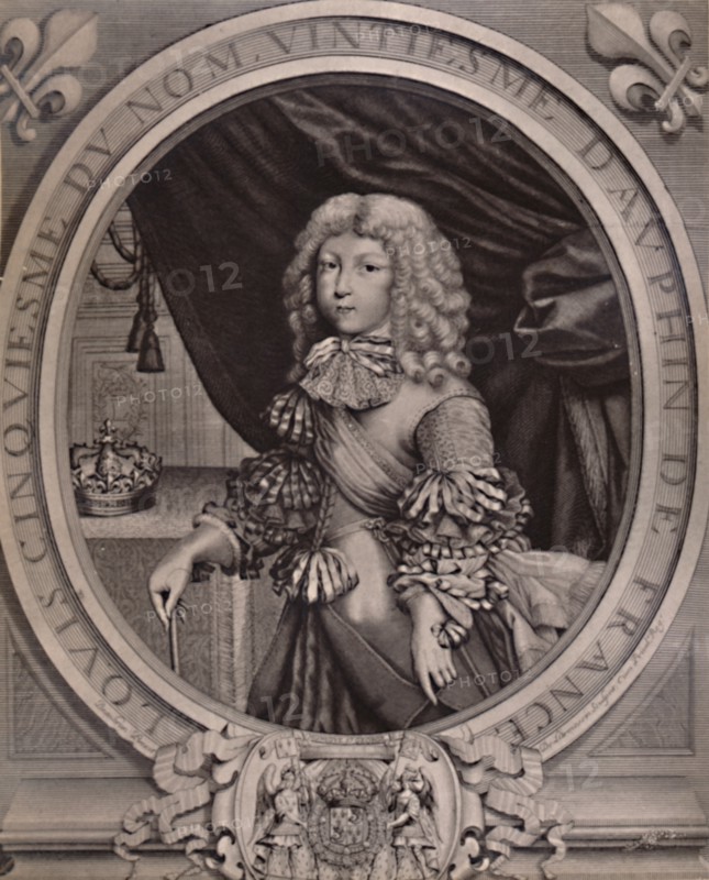 Louis of France, Grand Dauphin, as a child 17th century (1894). Artist: Nicolas de Larmessin II.
