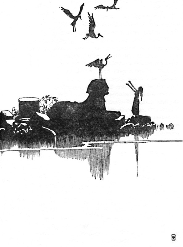 'Then She Saw The Storks', c1930. Artist: W Heath Robinson.