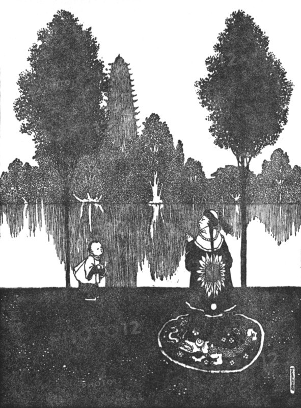 'They Adored the City, the Palace, and the Garden', c1930. Artist: W Heath Robinson.