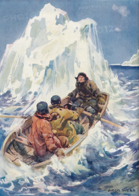 'High Adventure in the Arctic Regions', c1925. Artist: Archibald Bertram Webb.