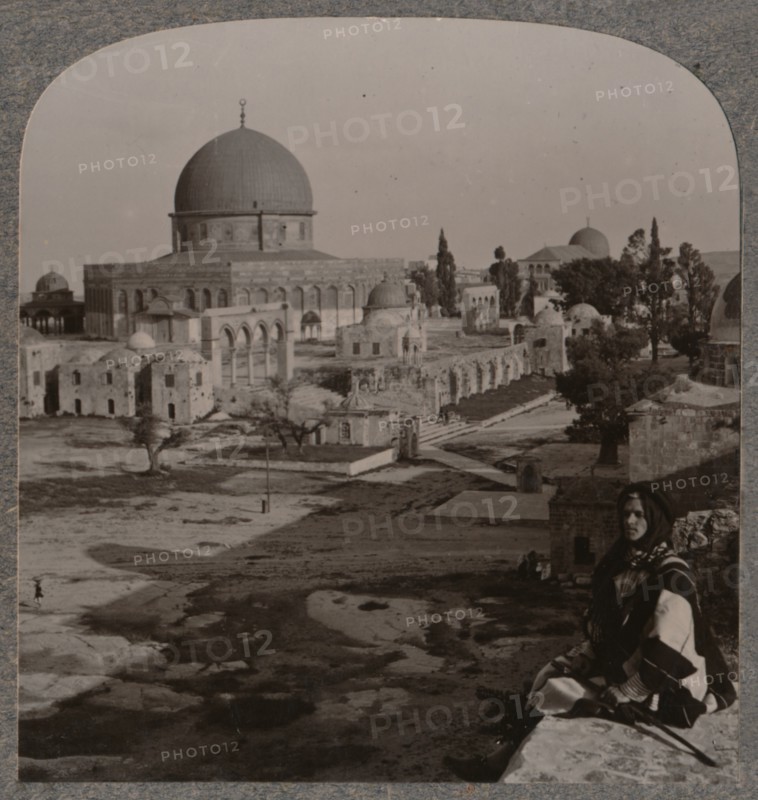 'Temple enclosure, Jerusalem', c1900. Artist: Unknown.