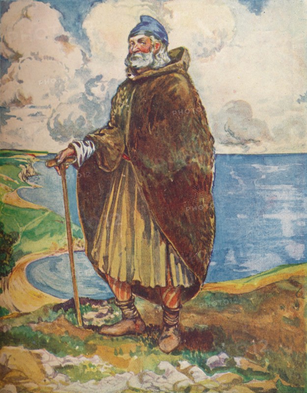 'A Man of the Time of Stephen', 1907. Artist: Dion Clayton Calthrop.