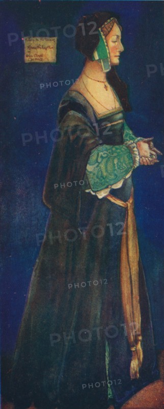'A Woman of the Time of Henry VIII', 1907.  Artist: Dion Clayton Calthrop.