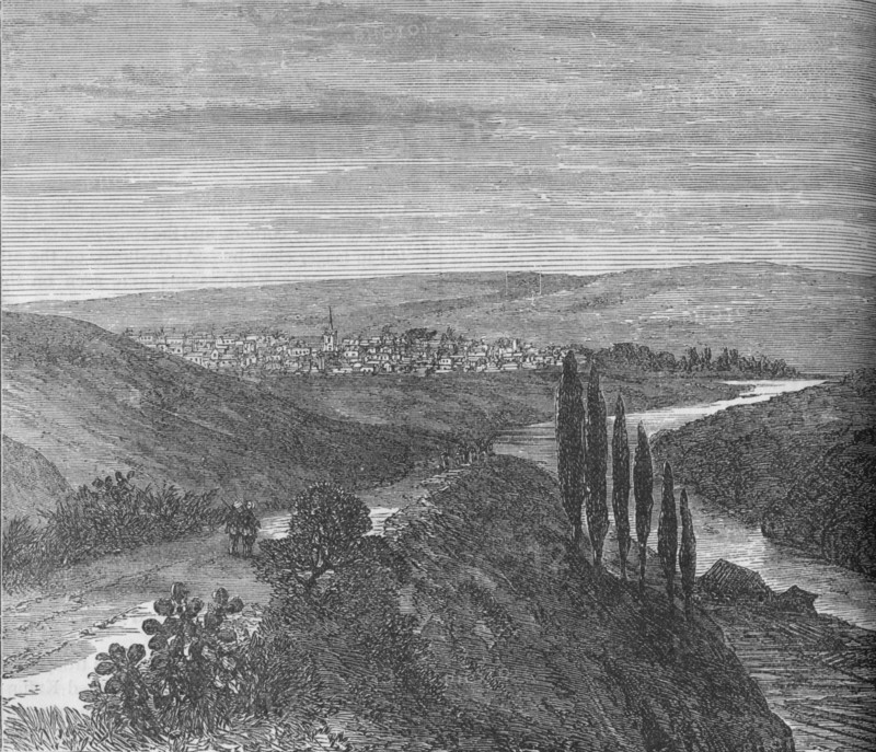 'King William's Town, from near the Aqueduct', c1880. Artist: Unknown.
