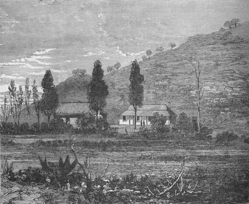 'Rorke's Drift before the Attack', 1879, (c1880). Artist: Unknown.