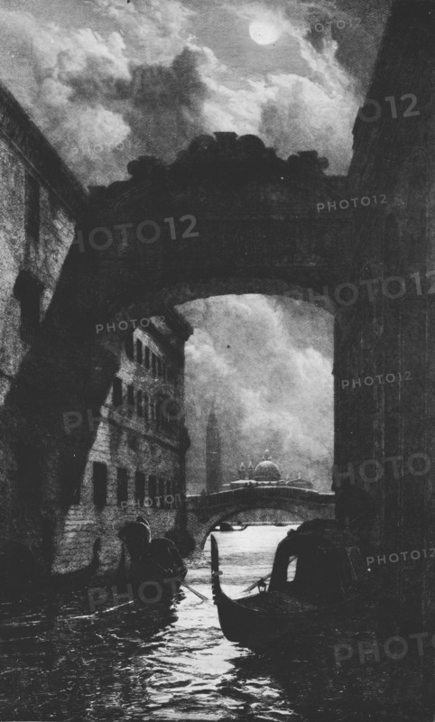'The Bridge of Sighs', c1880, (1911). Artist: David Law.