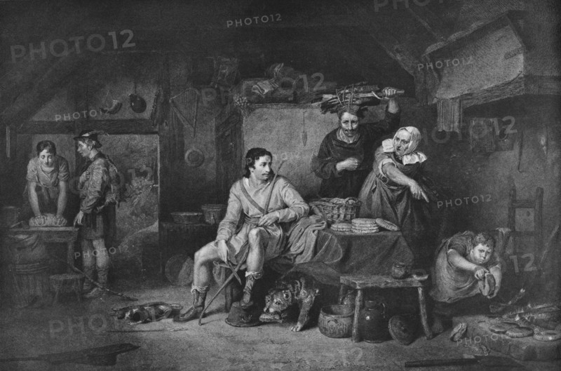 'King Alfred in Neatherd Cottage', 1806, (1912). Artist: David Wilkie.