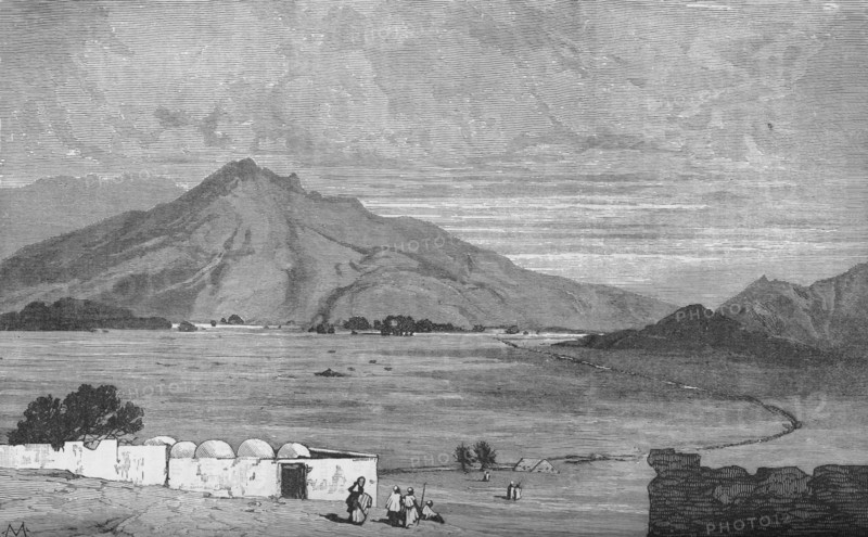 'The Battlefield of Maiwand', c1880. Artist: Unknown.