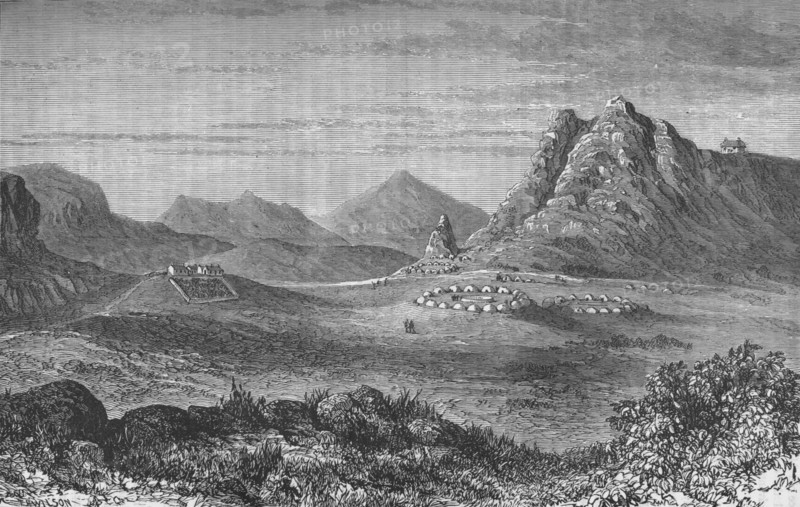 'Thaba Bosigo, the Stronghold of the Basutos', c1880. Artist: Unknown.