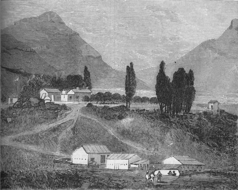 'The Residency, Maseru, Basutoland, Abode of the Chief Magistrate, Commandant Griffiths', c1880. Artist: Unknown.