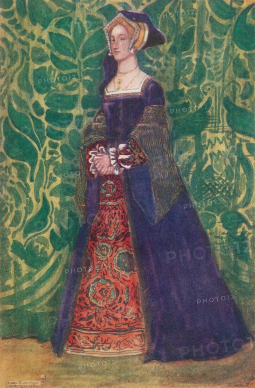 'A Woman of the Time of Henry VIII', 1907. Artist: Dion Clayton Calthrop.