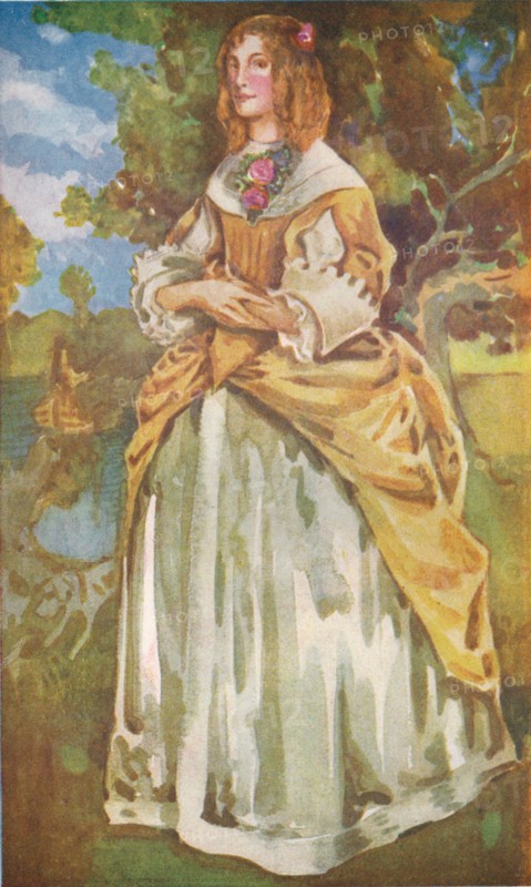 'A Woman of the Time of James II', 1907.  Artist: Dion Clayton Calthrop.