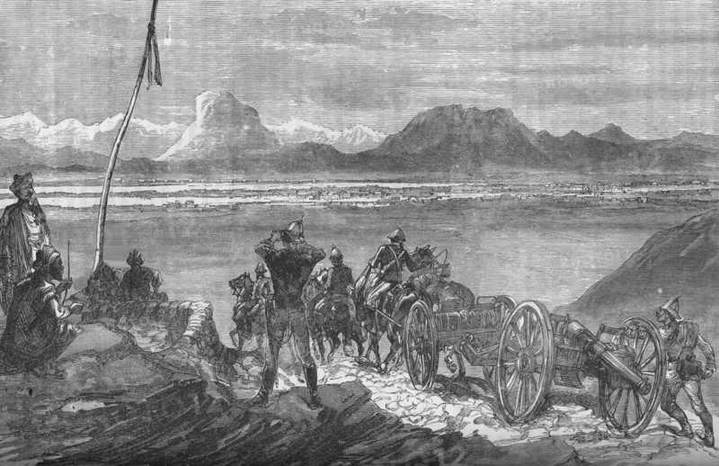 'First Sight of Candahar', c1880. Artist: Unknown.