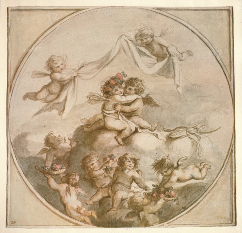 'Cupid and Psyche', 1903. Artist: Lady Diana Spencer.