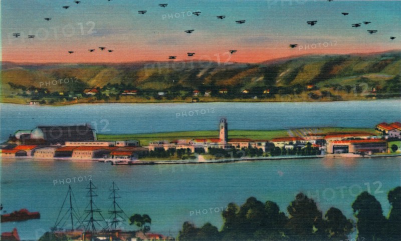 'North Island. U.S. Naval Air Station. San Diego, California', c1941. Artist: Unknown.