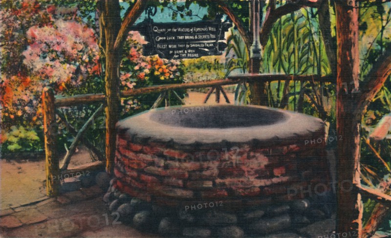 'The Wishing Well at Ramona's Marriage Place, Old Town. San Diego, California', c1941. Artist: Unknown.