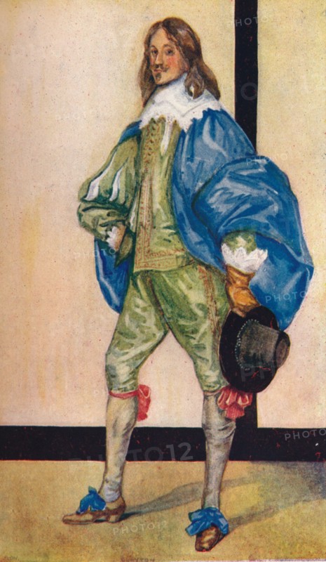 'A Man of the Time of Charles I', 1907. Artists: Dion Clayton Calthrop, King Charles I.