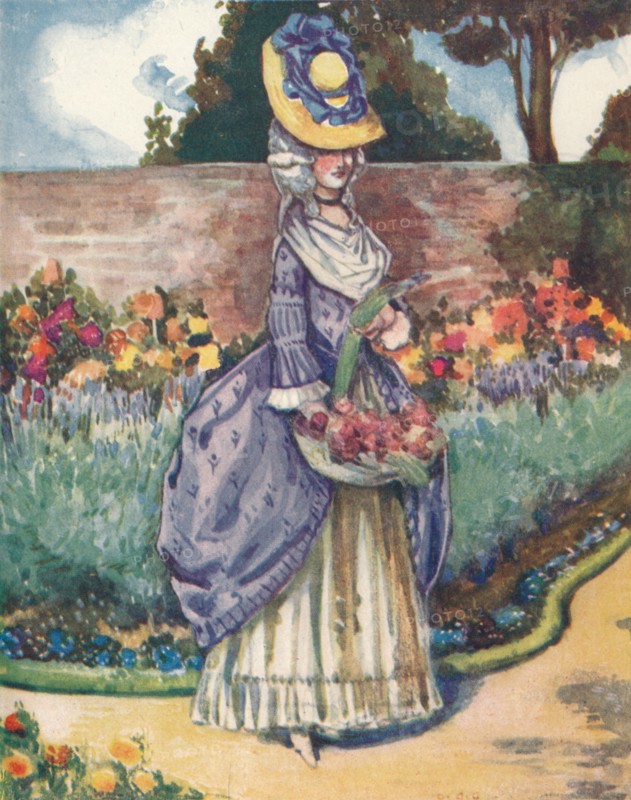 'A Woman of the Time of George III', 1907. Artist: Dion Clayton Calthrop.