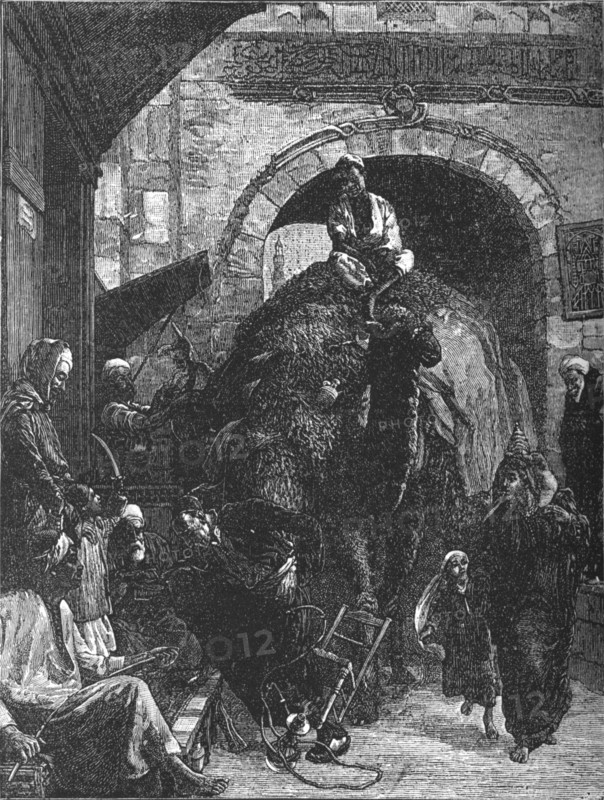 'A Narrow Way in Cairo', c1882. Artist: Walter Charles Horsley.