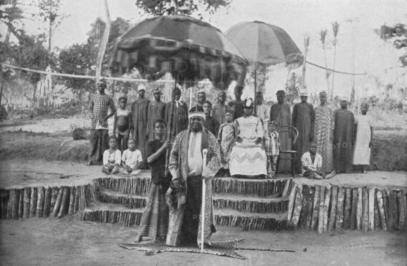 John Boko Cobham, a 'king' of Old Calabar (Southern Nigeria), 1912. Artist: Harry Johnston.