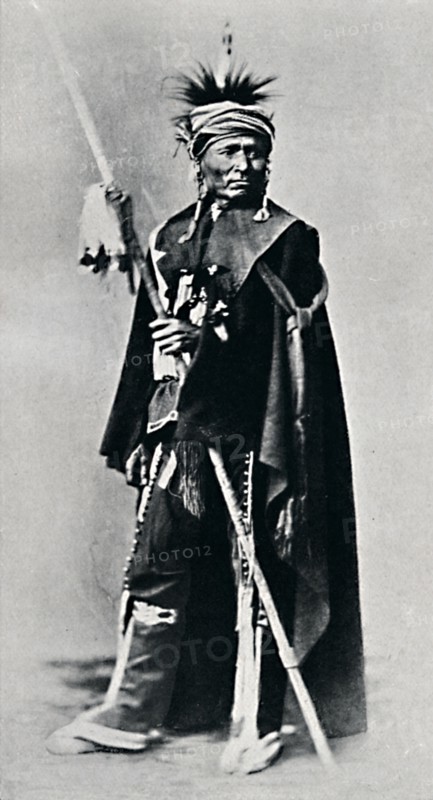 An Algonquin brave, 1912. Artist: Robert Wilson Shufeldt.