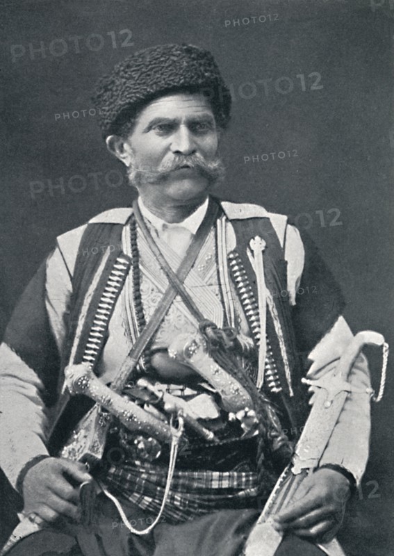 A Montenegrin, 1912. Artist: Sebah.
