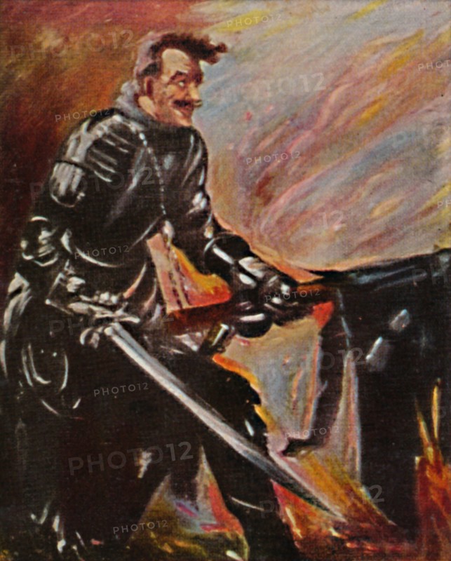 Florian Geyer + 1525. - Gemälde von L. Corinth', 1934