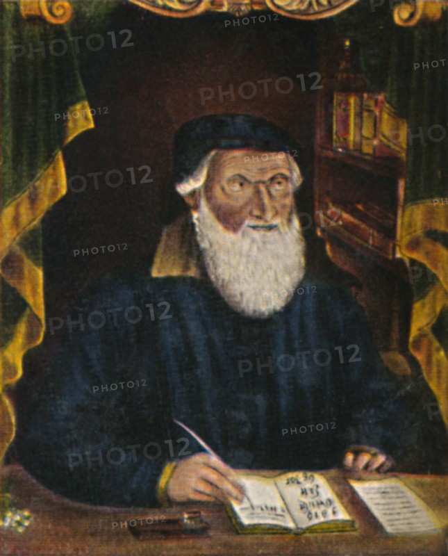 Hans Sachs 1494-1576. Kupferstich von Hans Weygel', 1934
